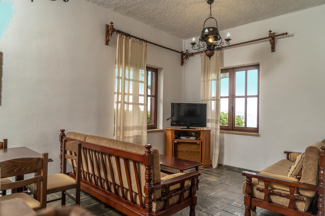 Villas Eva With Panoramic Sea View Stalos Ngoại thất bức ảnh