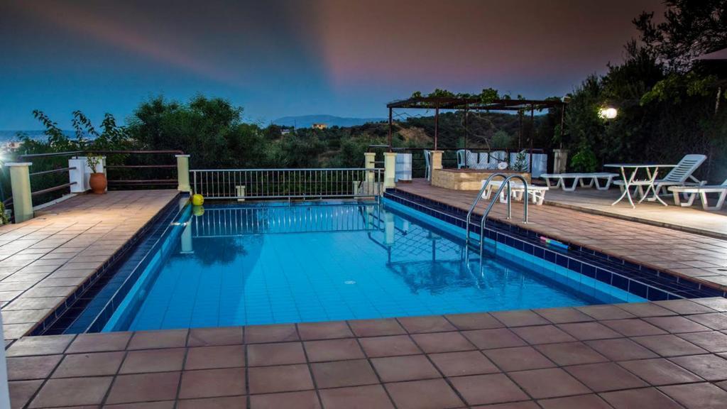Villas Eva With Panoramic Sea View Stalos Ngoại thất bức ảnh